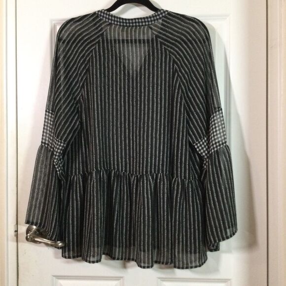 Style & Co. boho sheer blouse - Picture 4 of 5